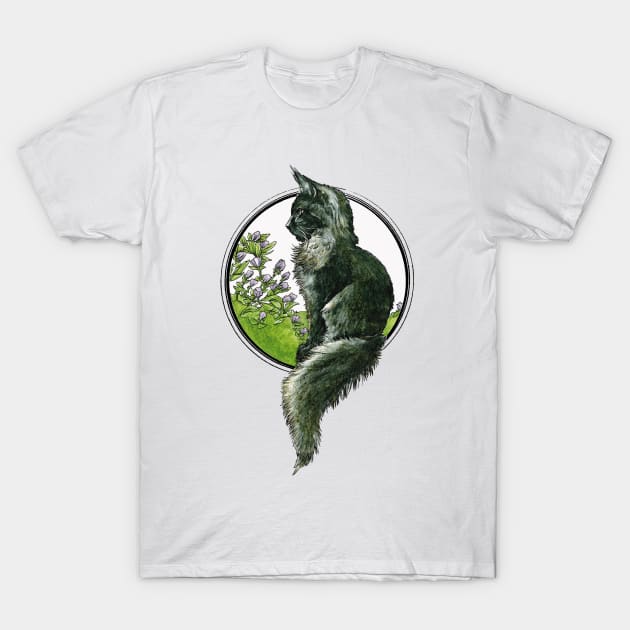 Cat Power T-Shirt by Jason Casey Art